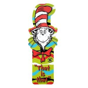 Vintage Y2K Cat in the Hat Bookmark Dr Seuss Movie merch 2003 Antioch SHMK-43443